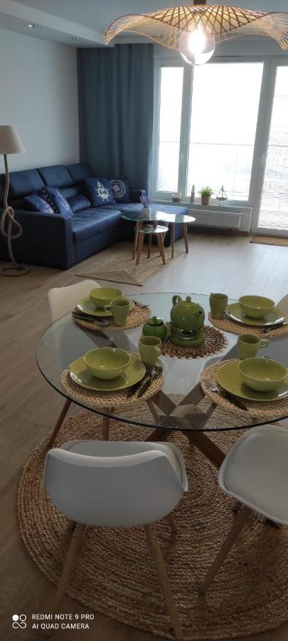 Apartament Baltic Sea -Przystan Letnica 格但斯克 外观 照片