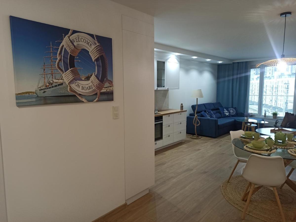Apartament Baltic Sea -Przystan Letnica 格但斯克 外观 照片