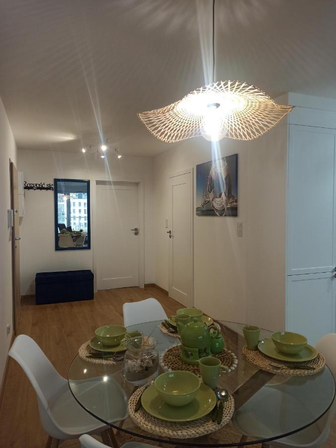 Apartament Baltic Sea -Przystan Letnica 格但斯克 外观 照片